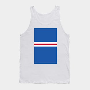 Glasgow Rangers Colours Bar Design Tank Top